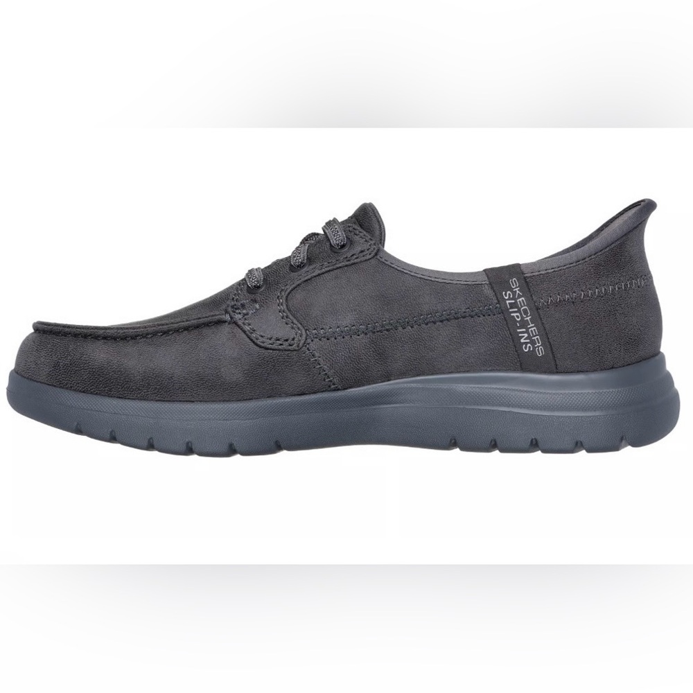 Skechers On The Go Flex Merit Slip In Shoes Charcoal Womens Size 8.5 NWOB Gray - Picture 2 of 8